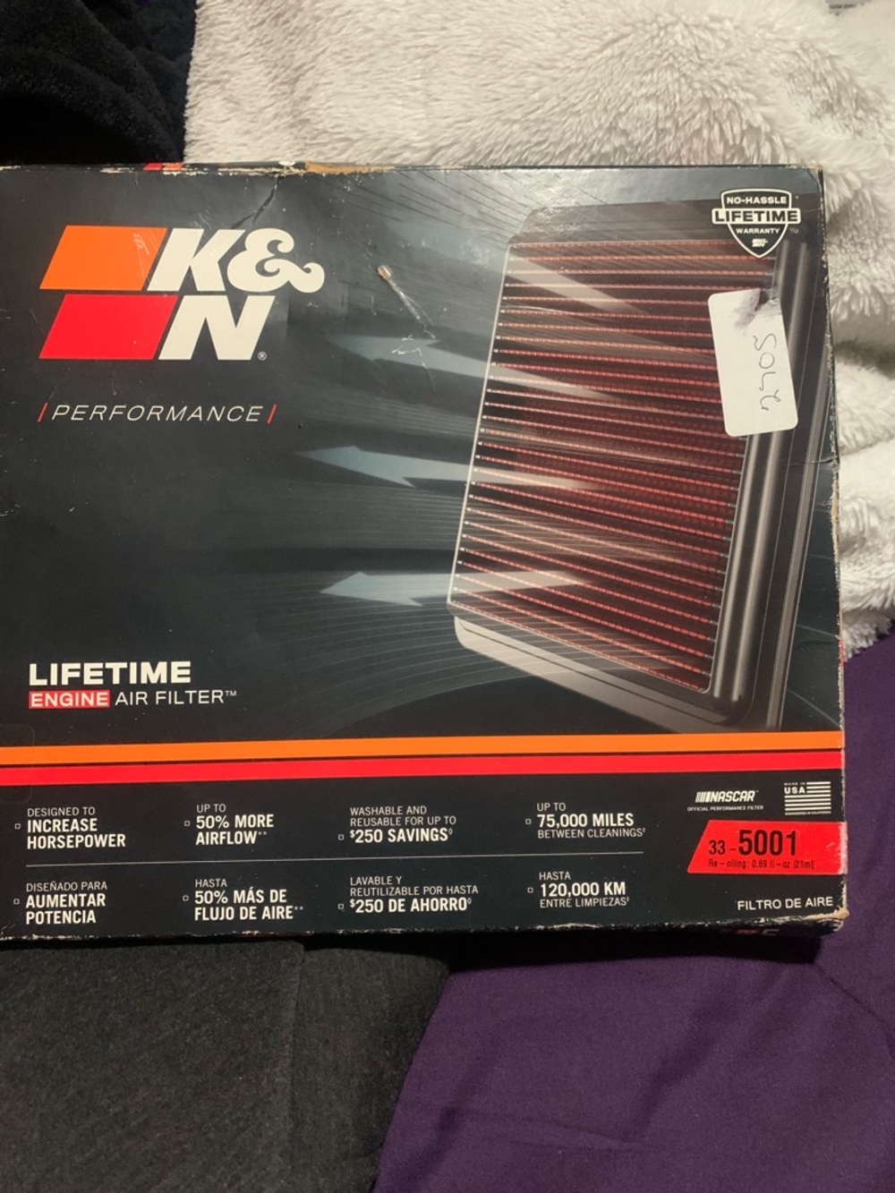 K&N air filter (new)
